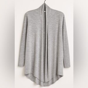 Cotton On Lightweight Open Front Cardigan – Gray Marled – Size S